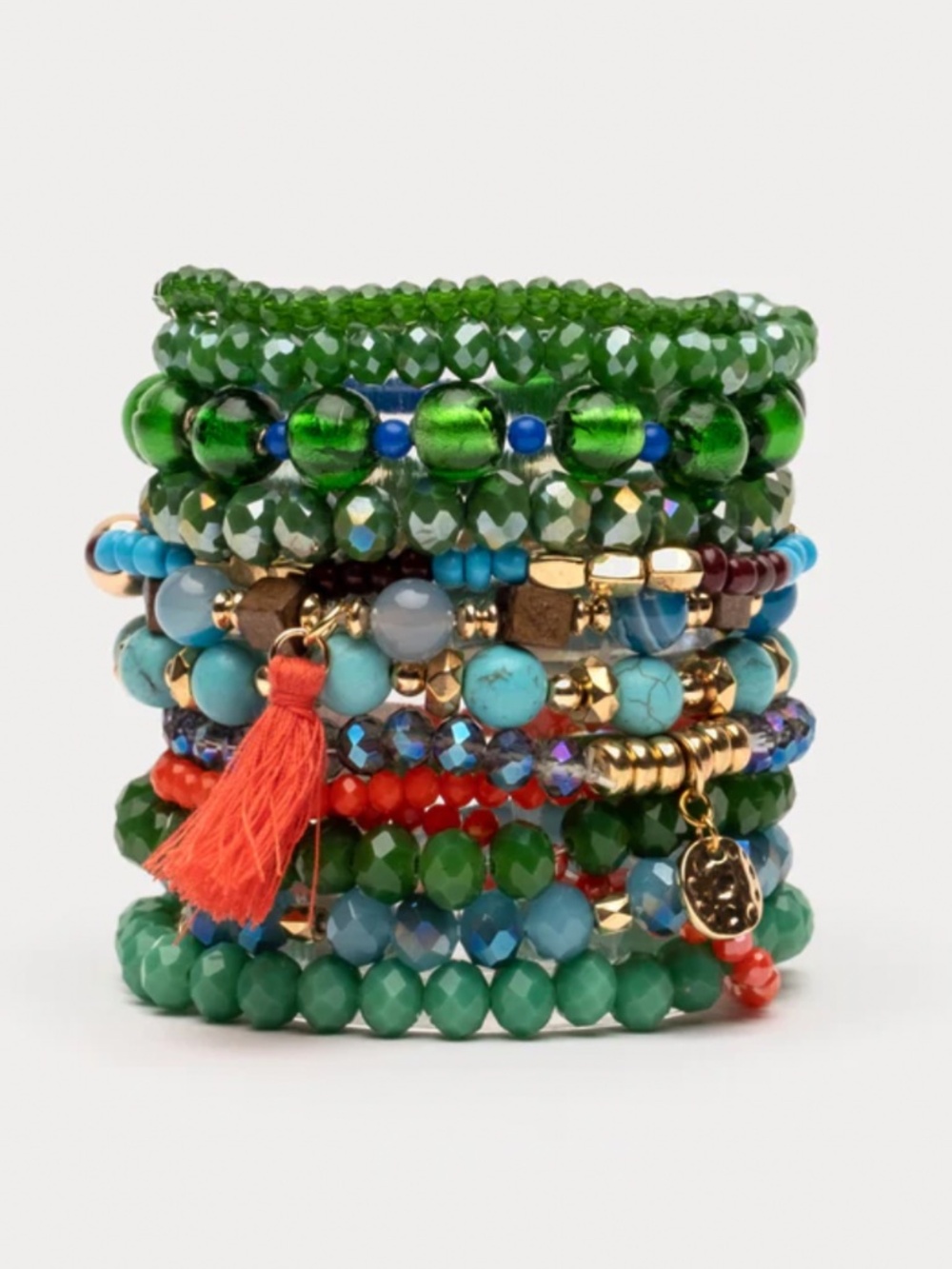 NWT FRANCES VALENTINE MARIGOT STACKED BRACELET